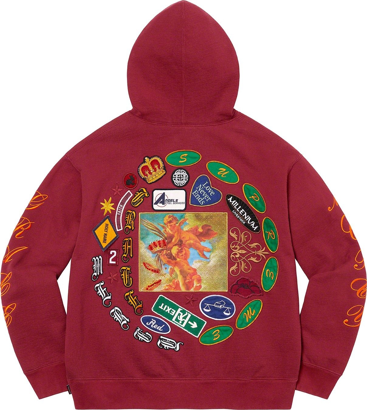 Patches Spiral Hooded Sweatshirt view 21